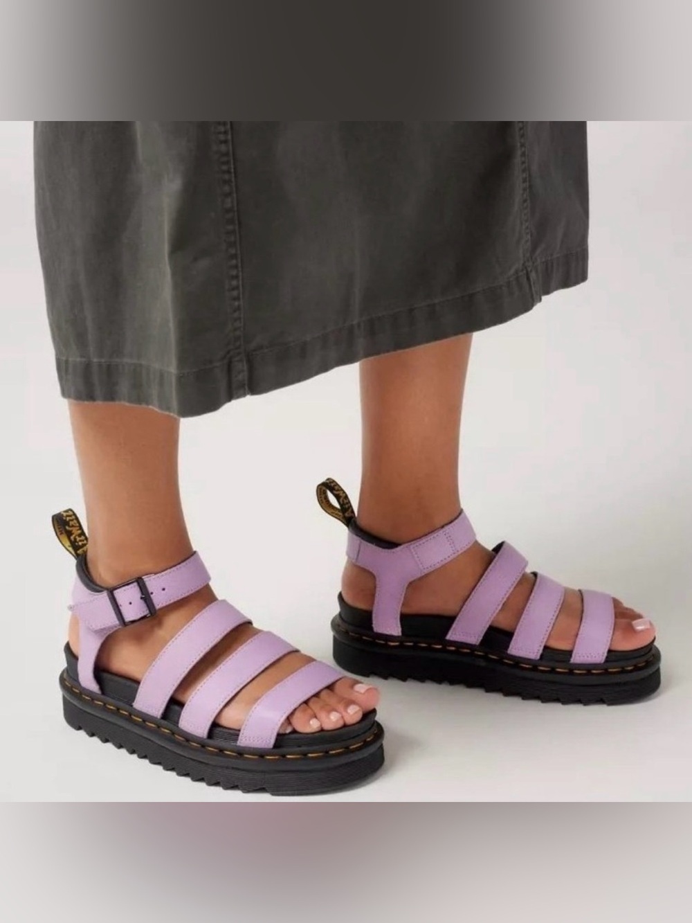 Dr. Martens Blaire Sandals in Lilac